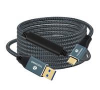 Thzzhnno Cable USB A to USB C 8M, USB 3.1 USB 3.2 Gen2 5Gbps Cable de Transferencia de Datos para Samsung Galaxy/iPhone 15/MacBook Pro/iPad Pro