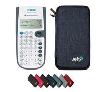 TI-30XB MultiView con Funda Protectora WYNGS Azul - Calculadora Científica - Paquete Básico