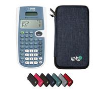 TI-30XS MultiView con Funda Protectora WYNGS Azul - Calculadora Científica - Paquete Básico