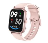 Ti Cow CX3 - Reloj inteligente con podómetro, rastreador de fitness con más de 100 modos deportivos, monitor de emociones, frecuencia cardíaca de 24 pulgadas, SpO2, estrés, sueño (marco rosa)