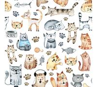 ti-flair 20 servilletas divertidas de la vida de gatos animales para decoración de mesa, decoupage, 33 x 33 cm