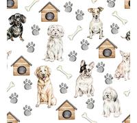 ti flair Servilletas de papel 33x33cm 3 capas 20 piezas con motivo de perro servilletas desechables sostenibles y de alta calidad servilletas de cumpleaños servilletas de papel para fiestas de cumple