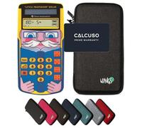 TI-Little Professor con Funda Protectora WYNGS Gris Oscuro - Entrenador Interactivo de Cálculo - Paquete Básico