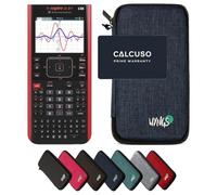 TI-Nspire CX II-T CAS con Funda Protectora WYNGS Azul - Calculadora Gráfica - Paquete Básico