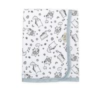 Ti TIN arrullo para bebé 80 x 80 cm, Doble Capa de algodón 100%, Transpirable, Extra Suave, fácil Lavado y Apto para Secadora, diseño Ligero y Estampados Divertidos
