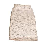 TI TIN | Conjunto de Sábanas para Cuna de 60x120 | Pack de 3 Piezas (Encimera + Bajera Ajustable con Elásticos + Funda Almohada) | Ropa para Cuna | Popelín 100% Algodón