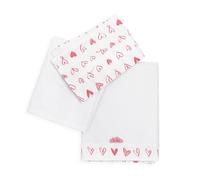 Ti TIN | Conjunto de Sábanas para Minicuna de 50x80 | Pack de 3 Piezas (Encimera + Bajera Ajustable con Elásticos + Funda Almohada) | Ropa para Cuna | Popelín 100% Algodón