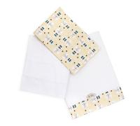 Ti TIN Juego de sábanas para minicuna 80x50 cm, 100% algodón, Transpirable, Tacto Suave, con sábana Bajera Ajustable y Funda de Almohada, Estampado de Osito Polar, fácil Lavado