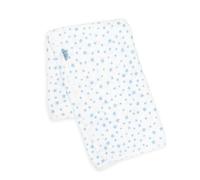 Ti TIN | Mantita para Bebé de Coralina con Estampado de Estrellas | Manta Ligera Cálida y Suave Útil para Coche | Minicuna | Cuna | 75x110 cm