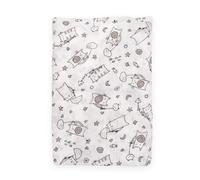 Ti TIN Muselina 100% Algodón 120 x 120 cm, Transpirable, Ligera y Suave, Ideal para bebés de 0-36 Meses, fácil Lavado y Secadora, Fabricada en España, Estampado de Gatitos Color Gris