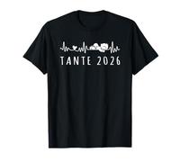 Tía 2026 Latido del Corazón Embarazo Proclamar Camiseta
