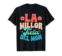 Tía Tía Día de la Madre Catalán La Millor Tieta Del Món Camiseta