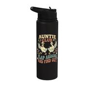 Tía Tía Ganso tonto Ganso Tonto Tía Club Sassy Geese Stainless Steel Insulated Water Bottle