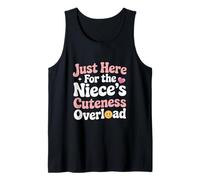 Tía Tío Estoy Aquí para Mi Sobrina Camiseta sin Mangas