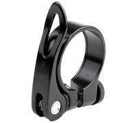 Tiajingzi Abrazadera de liberación rápida para tija de sillín de bicicleta, abrazadera ergonómica para tija de sillín de bicicleta, con cierre rápido, accesorios de bicicleta multiusos para viajes
