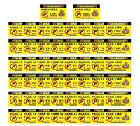 Tiajingzi Estacionaste como un . Mapas, eres una en las tarjetas de estacionamiento | Tarjetas de estacionamiento falsas | 50 tarjetas divertidas "aparcadas como un ", billetes de