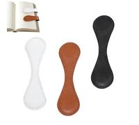 Tiajingzi Marcapáginas magnéticos - 3 piezas de marcapáginas - Marcapáginas de piel sintética | Para biblioteca, escuela, oficina, cumpleaños, estudio bíblico, club, profesores, estudiantes, hombres,
