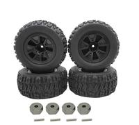 TIAJTHYD For 4 Uds. Ruedas de neumáticos Antideslizantes para camión Todoterreno de 90mm para for Wlt-oys 1/14 144010 for MJX Hyper Go 14209 14210 Monster for RC Car Pneumatos(4PCS 7008HEX)