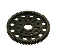 TIAJTHYD Steel Spur Gear Pitch 48p 87T for Axial SCX10 1/10 RC Crawler Car Alloy Center Gearbox Replacement Parts Accessories