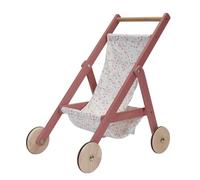 TIAMO Little Dutch 7064 - Cochecito para muñecas (madera), diseño de flores y mariposas