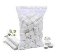 Tiamu Toallitas Desechables de Toallas Comprimidas de AlgodóN Suave MáGico de 500 Piezas Tableta de Tejido de Viaje, Toallitas desmaquillantes agradables para la Piel, Seco y Absorbente de Aceite