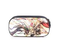 Tian Guan Ci Fu - Estuche para lápices de anime para niñas, estuche portátil de gran capacidad, estampado Hua Cheng, estuche de doble capa, organizador de papelería escolar, Tipo 19, 20x10x5CM,