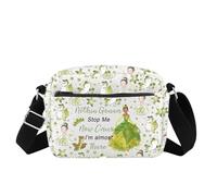 Tiana - Bolso cruzado de princesa rana, bolso de hombro para amantes de la princesa, regalo para princesas Tiana, regalo mágico del Reino, Casi Hb Reino Unido