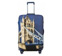 Tianbamxgdp Tower Bridge in London - Funda protectora de equipaje de viaje, lavable, para maletas de 45,7 a 81,3 cm, Negro, Medio