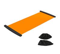 Tianbi Tabla deslizante con funda para zapatos, guía de ejercicios adelgazantes para entrenamiento de piernas y fitness, tabla deslizante para entrenamiento de fitness y ejercicio de equilibrio