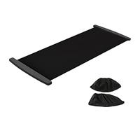 Tianbi Tabla deslizante con funda para zapatos, guía de ejercicios adelgazantes para entrenamiento de piernas y fitness, tabla deslizante para entrenamiento de fitness y ejercicio de equilibrio