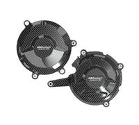 TianChuangs Tapa Alternador Cubierta Pulso Alternador Generador Embrague Motocicleta For Ducati Panigale 1199 2012-2014 Y Panigale 1299 2016-2020 Protector De Tapa De Embrague Moto(1 Set-CF)