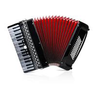 TianChunyue Acordeón de 34 teclas y 60 graves para adultos, principiante, piano, instrumento de acordeón para adultos (negro1)