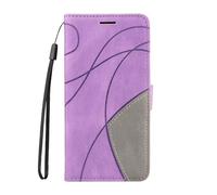 TIANCI Funda para Motorola Moto G100 2025, Billetera Carcasa Cuero PU de Dos Colores Empalmado, 3 Ranuras para Tarjetas, Función de Soporte Fundas para Motorola Moto G100 2025