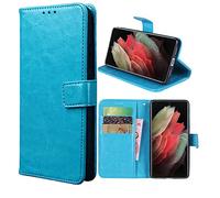 TIANCI Funda para Nokia G21/Nokia G11 Funda, Cáscara de TPU, Soporte Plegable, Ranura para Tarjeta, Cierre Magnético, Fundas para Nokia G21/Nokia G11-Azul