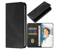 TIANCI Funda para OnePlus 15R Carcasa, Magnética Oculta del Cuero de la PU Caja, Cartera Rayada en Forma de S Flip Fundas para OnePlus 15R Case