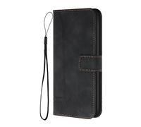 TIANCI Funda para OPPO Find X9s Pro, Carcasa de Cuero de PU de Vintage, [Muñequera], Estampado en Forma de Corazón Fundas para OPPO Find X9s Pro Funda