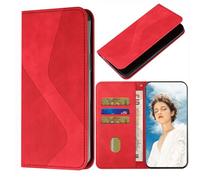 TIANCI Funda para OPPO Find X9s Pro Carcasa, Magnética Oculta del Cuero de la PU Caja, Cartera Rayada en Forma de S Flip Fundas para OPPO Find X9s Pro Case