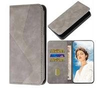 TIANCI Funda para OPPO Find X9s Pro Carcasa, Magnética Oculta del Cuero de la PU Caja, Cartera Rayada en Forma de S Flip Fundas para OPPO Find X9s Pro Case