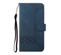TIANCI Funda para ZTE Blade A73 4G, Estuche de Cuero Comercial a Cuadros, Carcasa Billetera con Ranura para Tarjeta, Fundas para ZTE Blade A73 4G Funda
