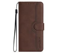 TIANCI Funda para ZTE Blade A73 5G, Piel Sintética Suave Línea Estilo ZTE Blade A73 5G Fundas