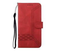 TIANCI Funda para ZTE Blade V70 4G, Estuche de Cuero Comercial a Cuadros, Carcasa Billetera con Ranura para Tarjeta, Fundas para ZTE Blade V70 4G Funda