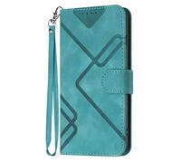 TIANCI para Doogee Note 56X Pro Funda, PU Cuero Patrón de Línea Doogee Note 56X Pro Case
