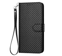 TIANCI para ZTE Blade A56 Funda, Cuero PU con Patrón de Fibra de Carbono ZTE Blade A56 Case