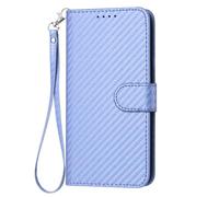 TIANCI para ZTE Blade A73 4G Funda, Cuero PU con Patrón de Fibra de Carbono ZTE Blade A73 4G Case