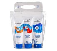 TianDe Set de Cuidado de Manos, 43302, Silk Perfection, 3 Piezas, Crema, Gel Exfoliante y Gel Suave, 350g