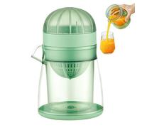 Tianeri Exprimidor de cítricos | Vaso extractor manual de 400 ml para frutas | Exprimidor de encimera | para limón, cítricos, naranja, mandarina, pera, cocina, hogar, camping, oficina, preparación de