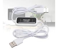 TianfuSpanda USB PC a PC Sincronización Enlace de datos Cable de enlace KM inteligente Teclado Compartir puente de transferencia directa de archivos para computadora