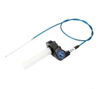TIANHENGMart Cable del acelerador para ATV para Quad 50-250 cc, kit de cable de gas visual con mecanismo de línea de tracción, 1,2 m, ajustable, azul (azul)
