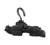 TIANHENGMart Percha para botas de vadeo con rotación de 360 grados, cinturón de nailon para secar botas de lluvia, equipo al aire libre, color negro