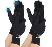 Tianhengyi 2 pares de guantes de cobre para artritis para dolor de manos, guantes de compresión de dedo completo para hombres y mujeres, aliviar la hinchazón, túnel carpiano, muñeca de apoyo,